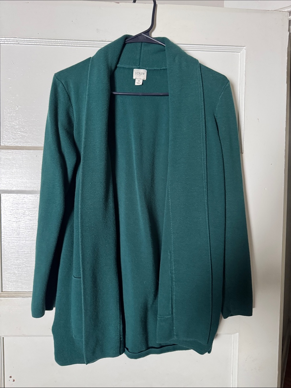 J. Crew small teal Chelsea Sweater Blazer